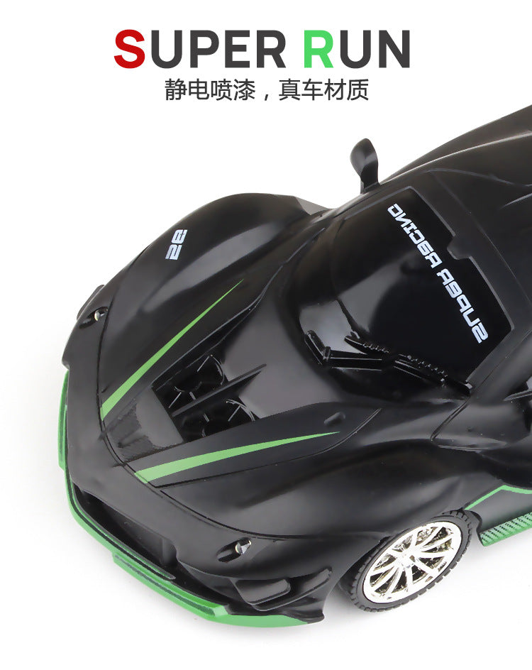 1:18Wireless Remote Control Racing Car High-Speed Drift Charging Light Small Car Boys Children's Toys