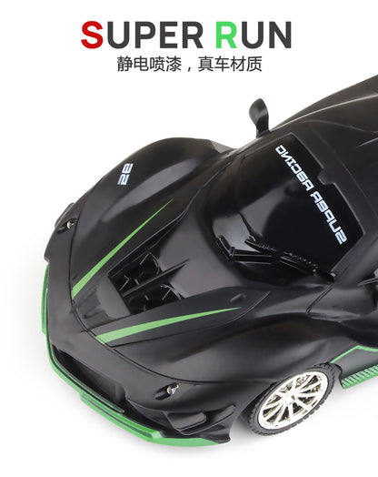 1:18Wireless Remote Control Racing Car High-Speed Drift Charging Light Small Car Boys Children's Toys