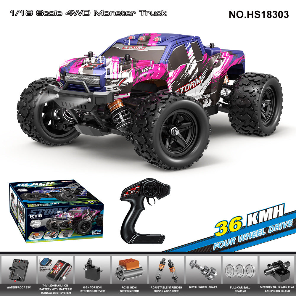 1/18Brushless High-Speed Four-Wheel Drive2.4G Full Scale Professional RC Remote Control Off-Road Big Wheel Bike1/14Brush
