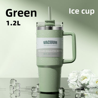 40oz Car Cup Large Capacity Insulated Cup Ice Cup304Stainless Steel Car Cup Cold Preservation
