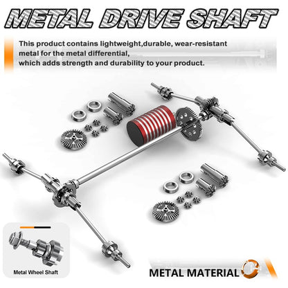 1/18Brushless High-Speed Four-Wheel Drive2.4G Full Scale Professional RC Remote Control Off-Road Big Wheel Bike1/14Brush