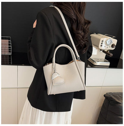 Tote Bag Zipper Shoulder Bag Women's Bag PU