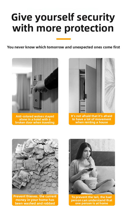 Hotel Door Stop Anti-Theft Alarm Door Gap Anti-Theft Device Door Stop Alarm Home Door Stop Alarm