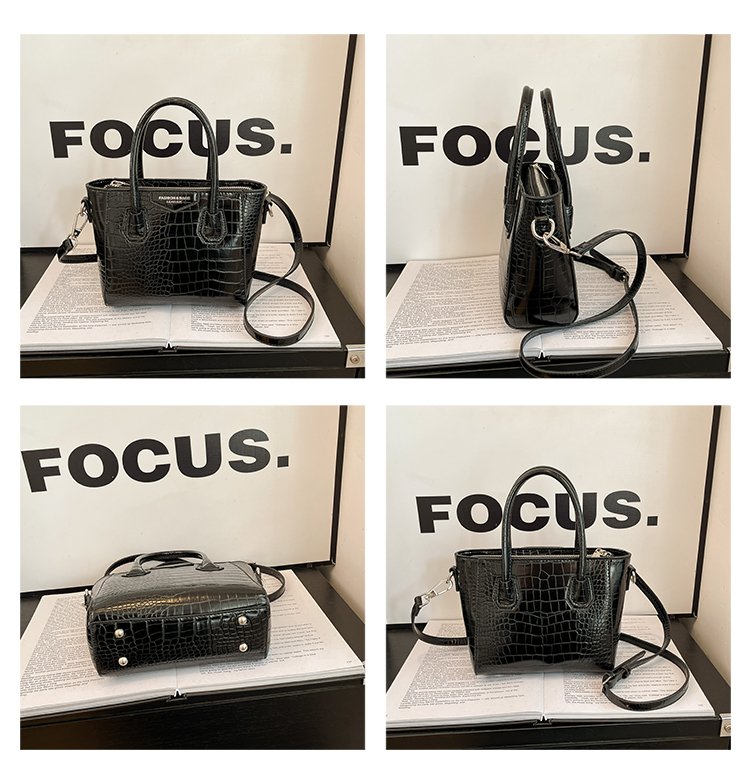 Single Shoulder Crossbody Handbag Zipper Women's Bag PU