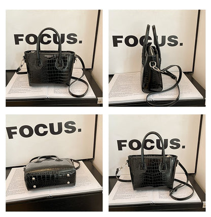 Single Shoulder Crossbody Handbag Zipper Women's Bag PU