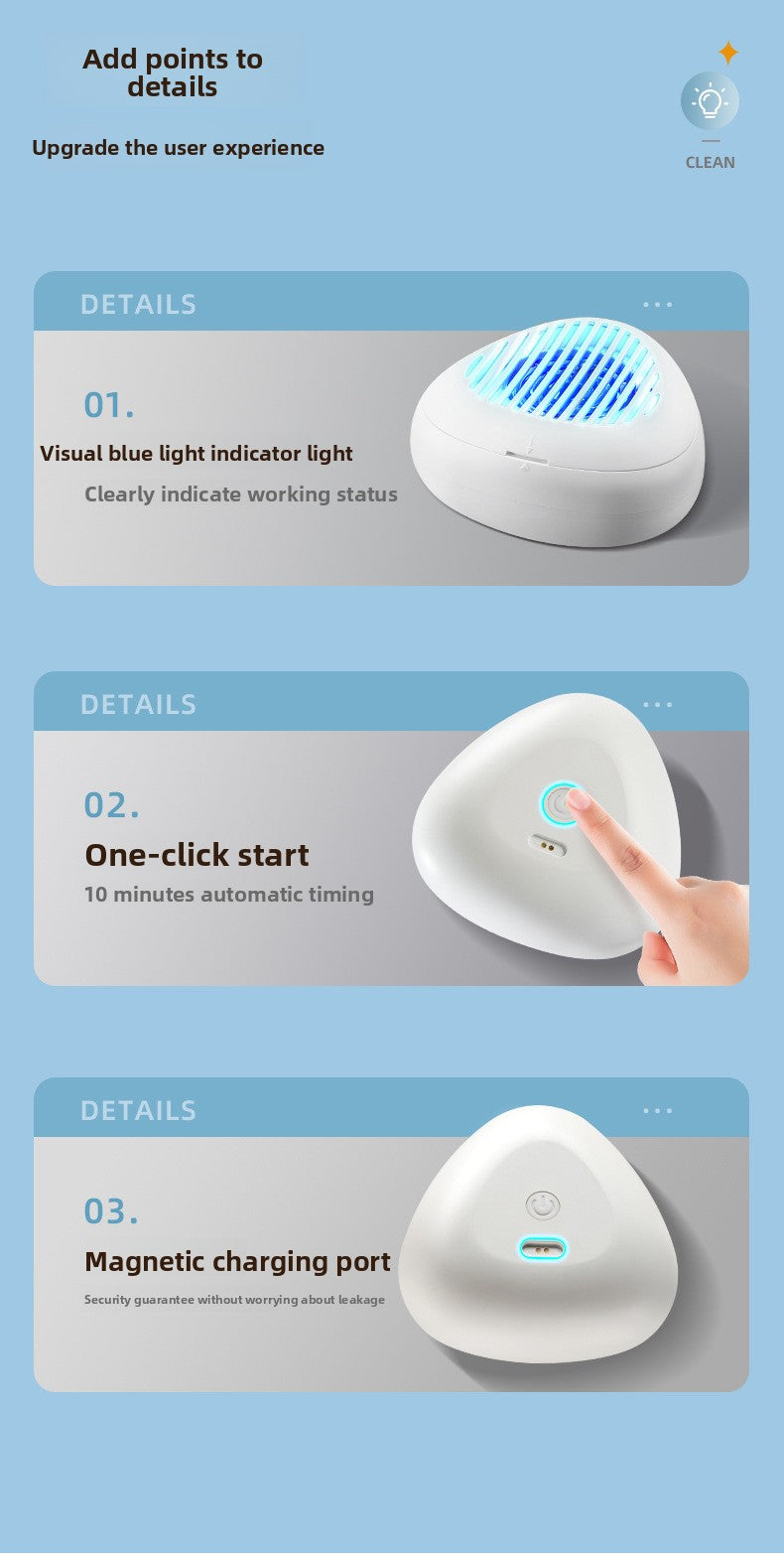 Custom Household Small Fruit Washer Tableware Vegetable Meat Purifier USB Hydroxyl Purifier