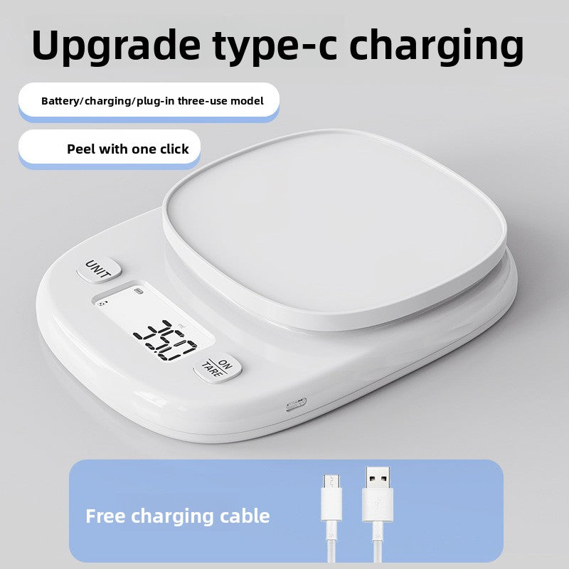 Kitchen Scale High Precision Electronic Scale Kitchen Small Gram Scale Accurate Coffee Scale Gram Weight Measuring Device Household Food Scale