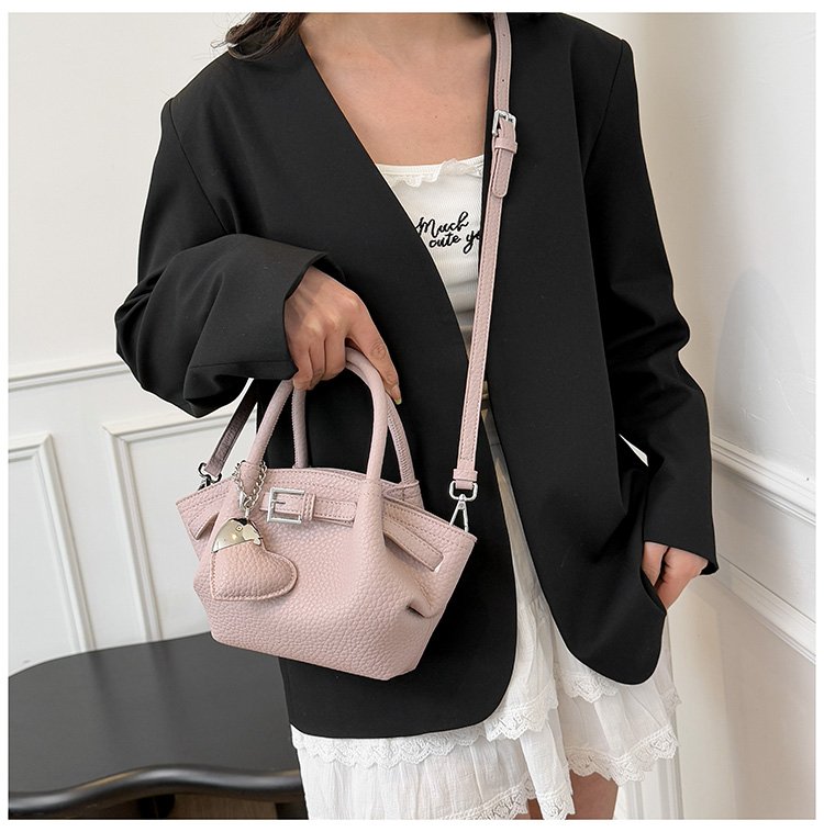 Zipper Tote Bag Women's Bag PU2025 Spring One Size Crossbody Handbag