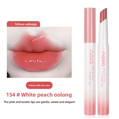 NOVO Charming Translucent Moisturizing Lipstick, Waterproof, Long-lasting, Non-fading, Brightening, Natural Look,