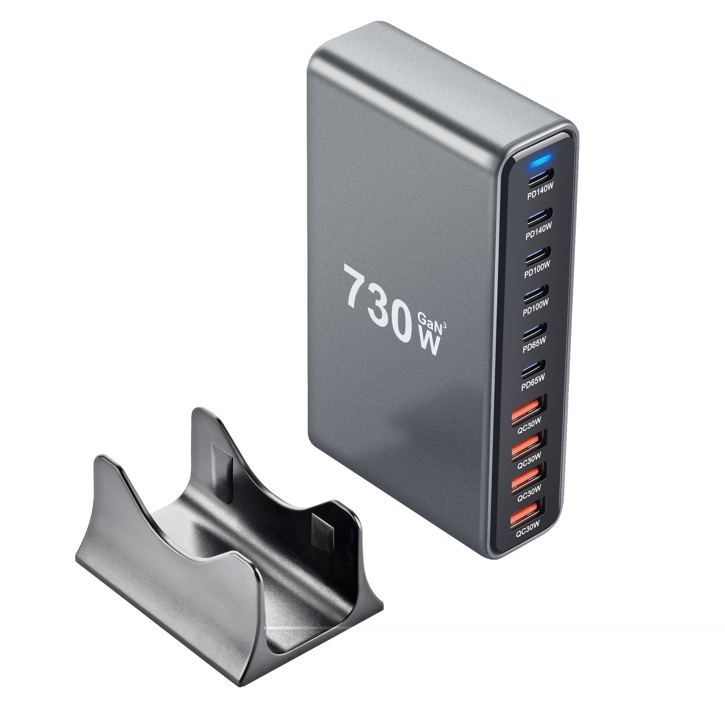 800W Gallium Nitride PD Charger 765W Multifunctional PD Desktop Charger 730W New 10-Port Charger