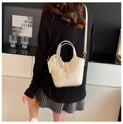 One Size Bucket Bag Vegetable Basket Bag Women's Bag PU