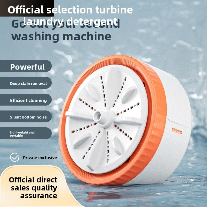 New Portable Turbo Underwear Washing Machine Fully Automatic Mini Sock Washing Artifact Dormitory Special Underwear Washing Machine
