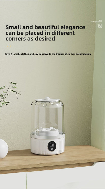Mini Small Washing Machine Blue Light Sterilization Portable Baby and Mother Underwear Socks Panties Professional Underwear Laundry Cup