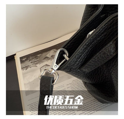 Zipper Tote Bag Women's Bag PU2025 Spring One Size Crossbody Handbag