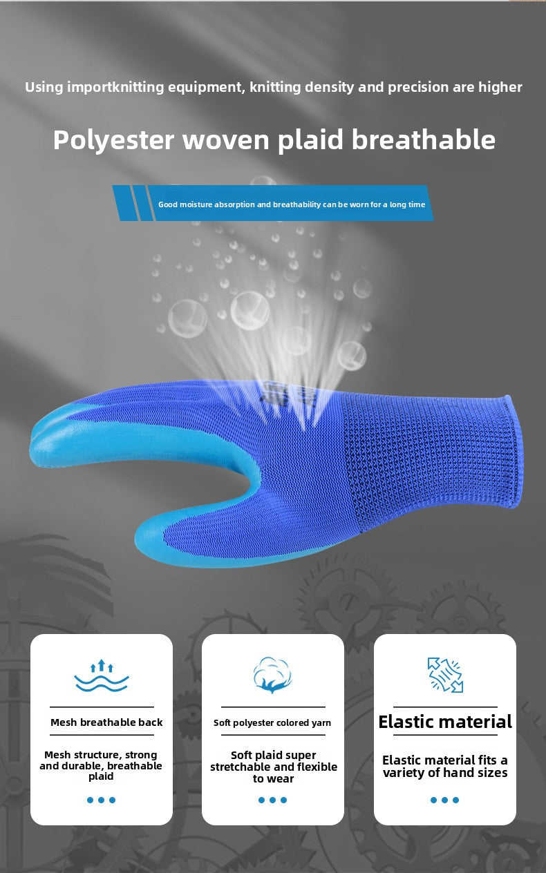 FOR WHOLE SALE ONLY PRICE ON REQUEST                   Abrasion-Resistant King Labor Protection Gloves Physical Embossed Anti-Slip Construction Steel Worker Logistics Moving Auto Repair Transport Latex Coated Gloves
