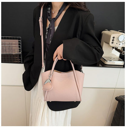 Tote Bag Zipper Shoulder Bag Women's Bag PU