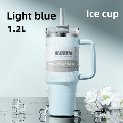 40oz Car Cup Large Capacity Insulated Cup Ice Cup304Stainless Steel Car Cup Cold Preservation