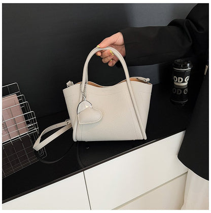 Tote Bag Zipper Shoulder Bag Women's Bag PU