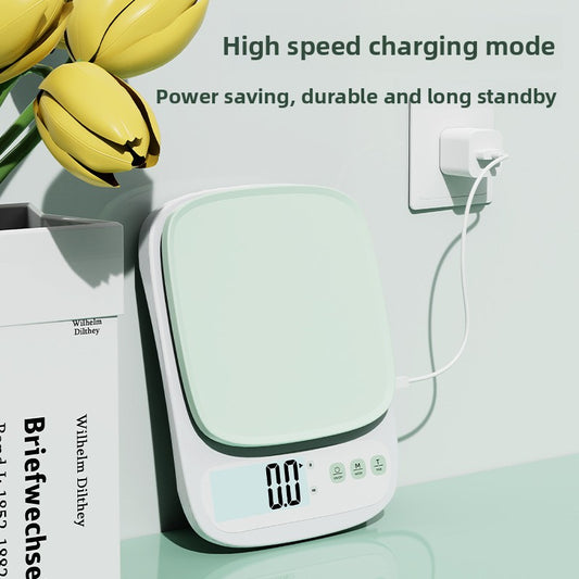 Kitchen Scale High Precision Electronic Scale Kitchen Small Gram Scale Accurate Coffee Scale Gram Weight Measuring Device Household Food Scale