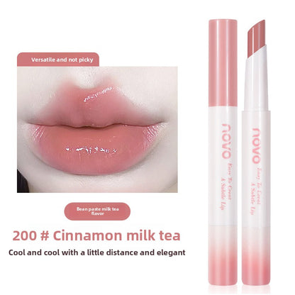 NOVO Charming Translucent Moisturizing Lipstick, Waterproof, Long-lasting, Non-fading, Brightening, Natural Look,