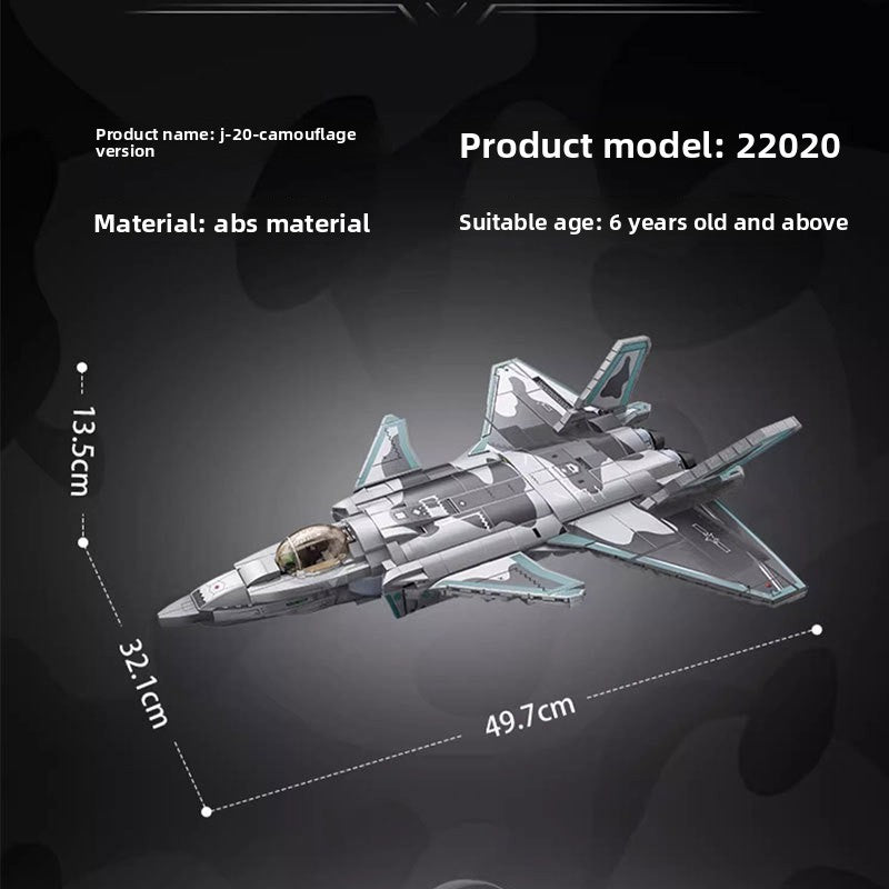 Enlightenment Wonderful Building Blocks Military22020A Great Power's Heavy Weapon Takes Down20Stealth Fighter Small Particle Assembling Blocks