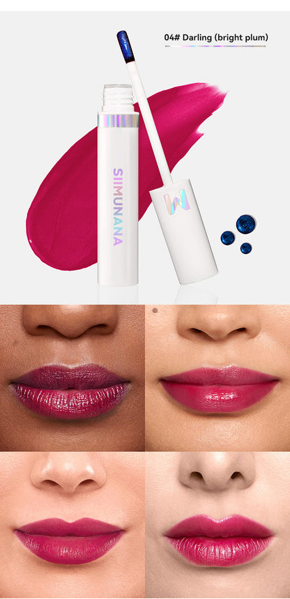 Wonderskin WONDER BLADING Lip Stain Masque – Long-Lasting, Waterproof, Transfer-Proof Colour Gloss Lipgloss with Hydrating Vegan Formula for Soft, No-Fade Lips