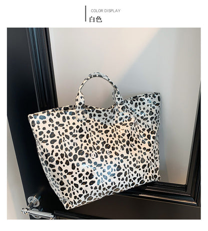 Leopard Print Handheld Large Bag Tote Bag