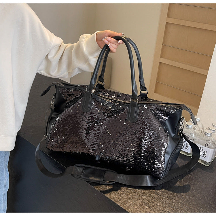 Sequin fashion Large Capacity Travel Bag