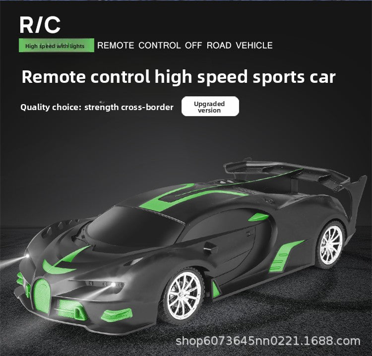1:18Wireless Remote Control Racing Car High-Speed Drift Charging Light Small Car Boys Children's Toys