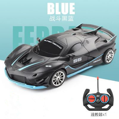 1:18Wireless Remote Control Racing Car High-Speed Drift Charging Light Small Car Boys Children's Toys