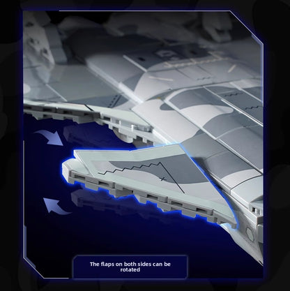 Enlightenment Wonderful Building Blocks Military22020A Great Power's Heavy Weapon Takes Down20Stealth Fighter Small Particle Assembling Blocks