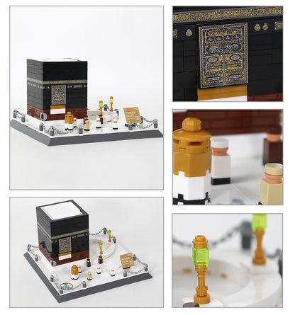 Kaaba Mosque in Mecca, Saudi Arabia, Educational Building Blocks Toy