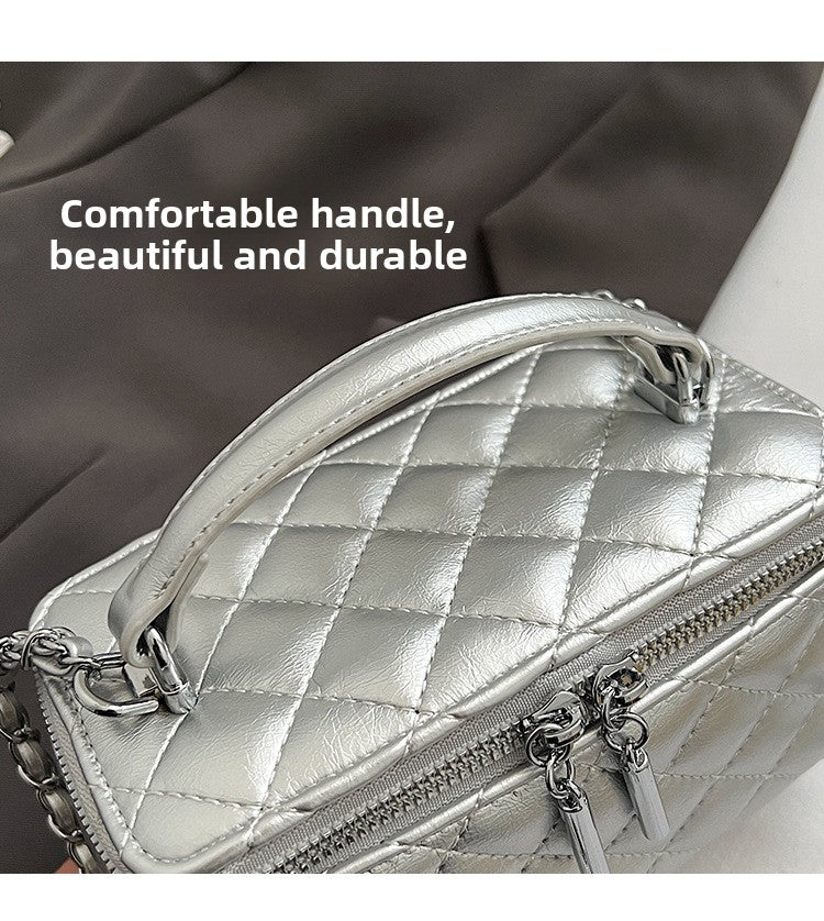 Versatile Simple Elegant Square Bag Shoulder Crossbody Bag