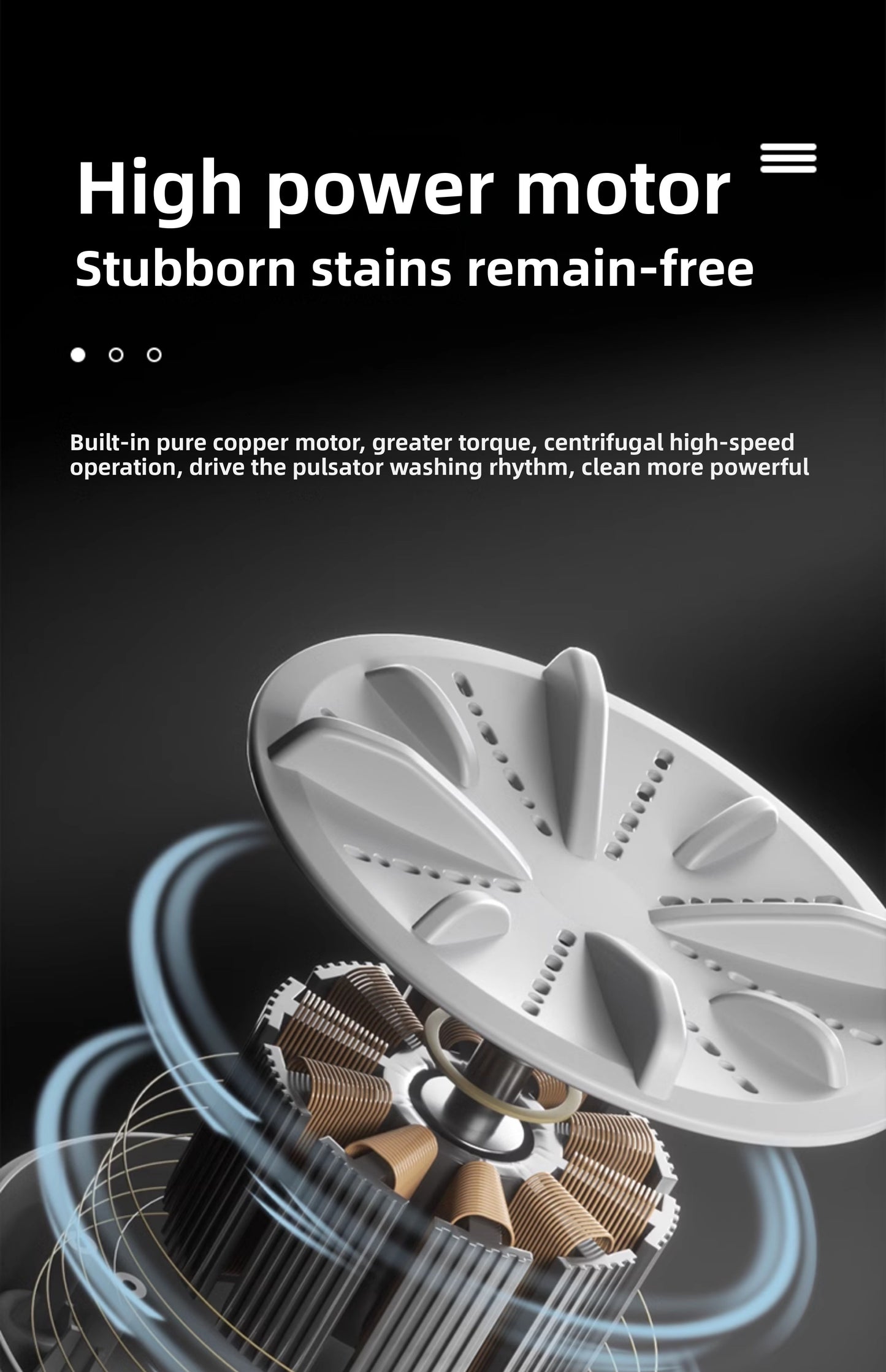 New Portable Turbo Underwear Washing Machine Fully Automatic Mini Sock Washing Artifact Dormitory Special Underwear Washing Machine