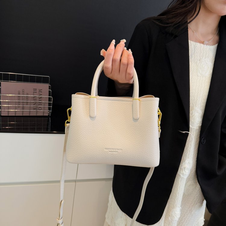 Single Shoulder Bag with Stitching, Single Shoulder Crossbody Handbag for Women, Zipper PU