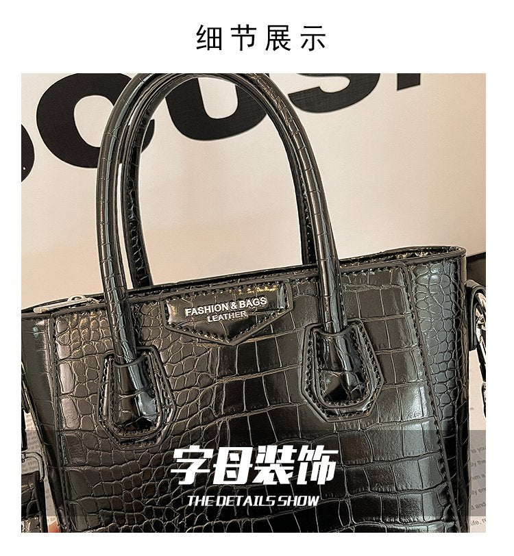 Single Shoulder Crossbody Handbag Zipper Women's Bag PU