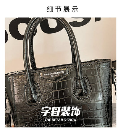 Single Shoulder Crossbody Handbag Zipper Women's Bag PU