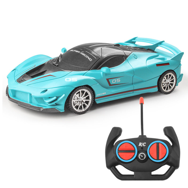 1:18Wireless Remote Control Racing Car High-Speed Drift Charging Light Small Car Boys Children's Toys