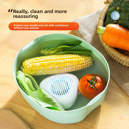Custom Household Small Fruit Washer Tableware Vegetable Meat Purifier USB Hydroxyl Purifier