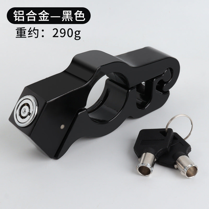 motorcycle and electric vehicle handlebar locks Aluminum Alloy Throttle Lock Head Handle Brake Lock Factory