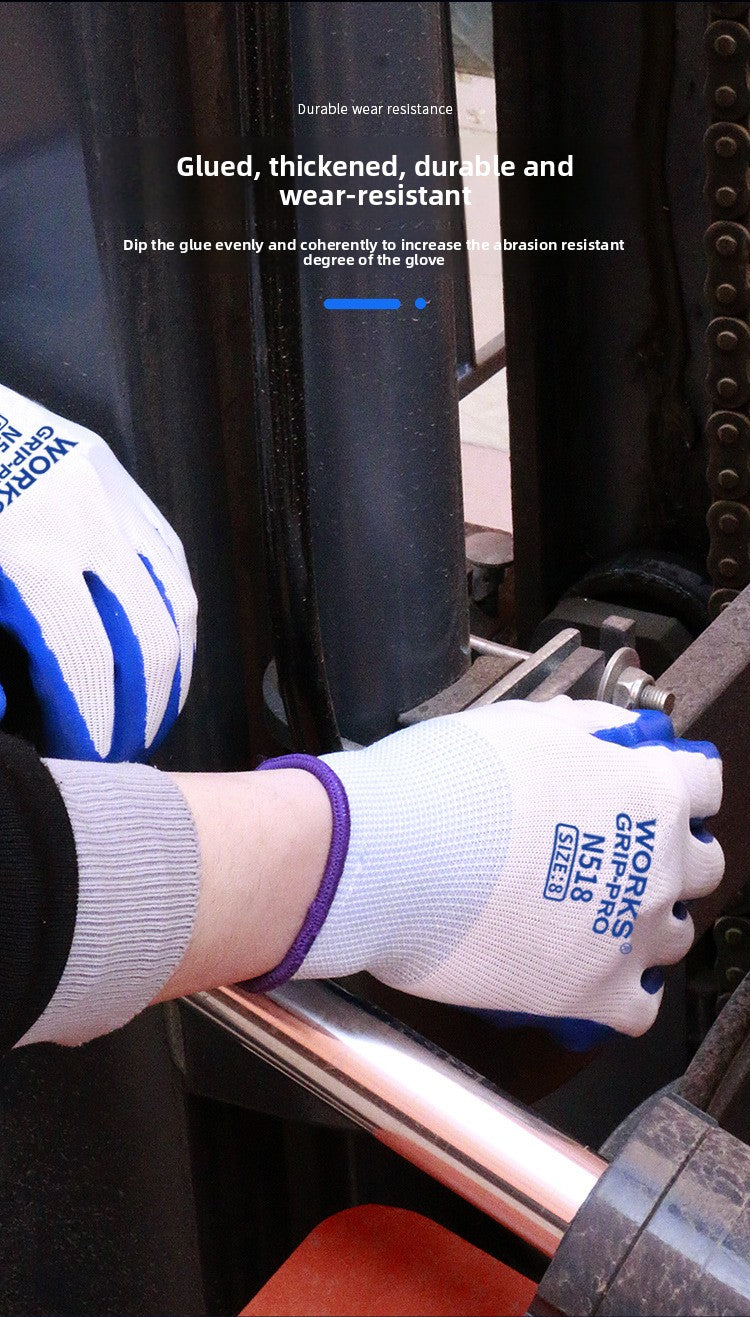 FOR WHOLE SALE ONLY PRICE ON REQUEST                     Nitrile Rubber Coated Labor Protection Gloves for Construction Site Work, Thickened, Wear-resistant, Odorless, Breathable Nylon Latex Work Gloves