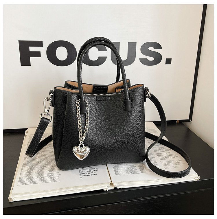 Women's Bag Zipper PU One Size 2025 Summer Basket Bag Shoulder Bag