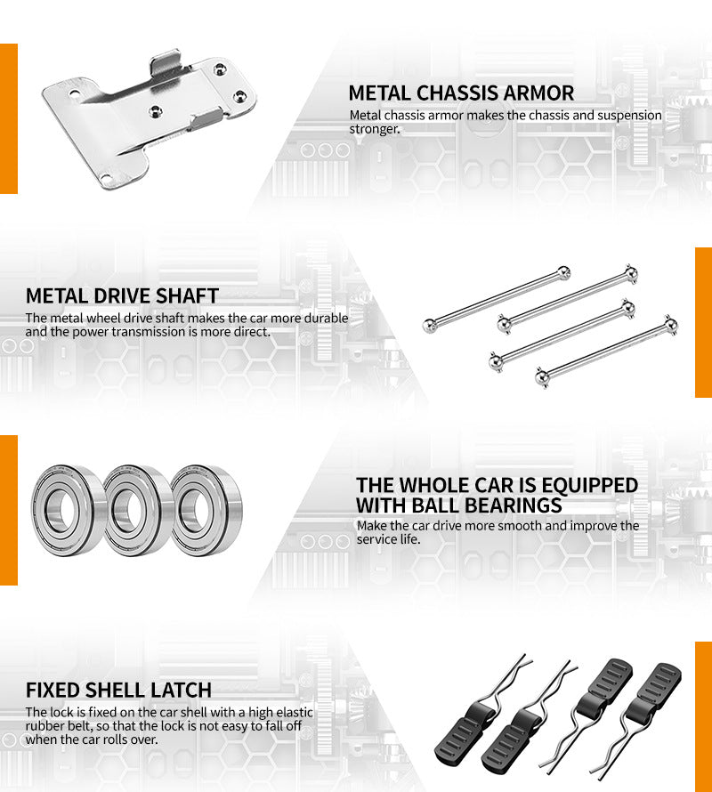 1/18Brushless High-Speed Four-Wheel Drive2.4G Full Scale Professional RC Remote Control Off-Road Big Wheel Bike1/14Brush