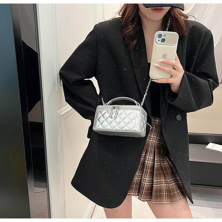 Versatile Simple Elegant Square Bag Shoulder Crossbody Bag