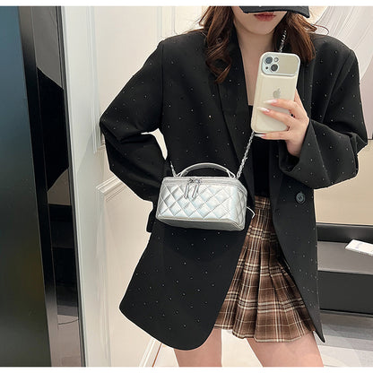 Versatile Simple Elegant Square Bag Shoulder Crossbody Bag