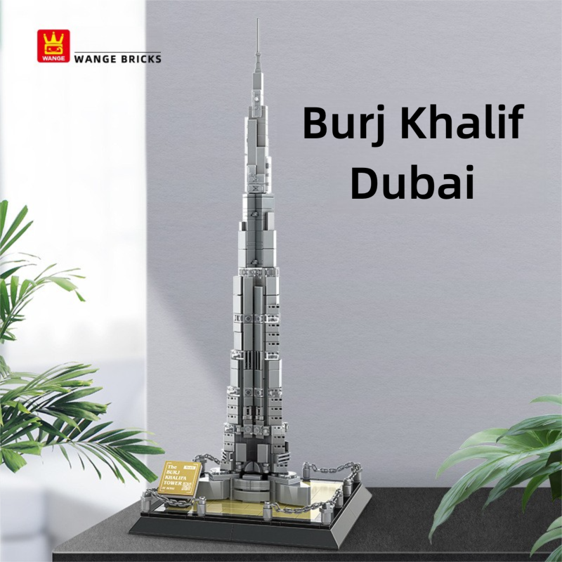 Burj Khalifa, Dubai, United Arab Emirates, Small Particle Building Blocks, Educational Toys