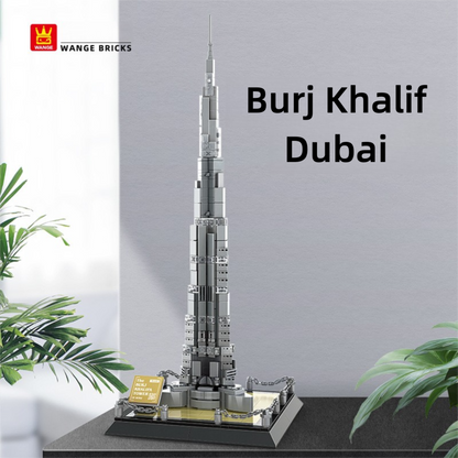Burj Khalifa, Dubai, United Arab Emirates, Small Particle Building Blocks, Educational Toys