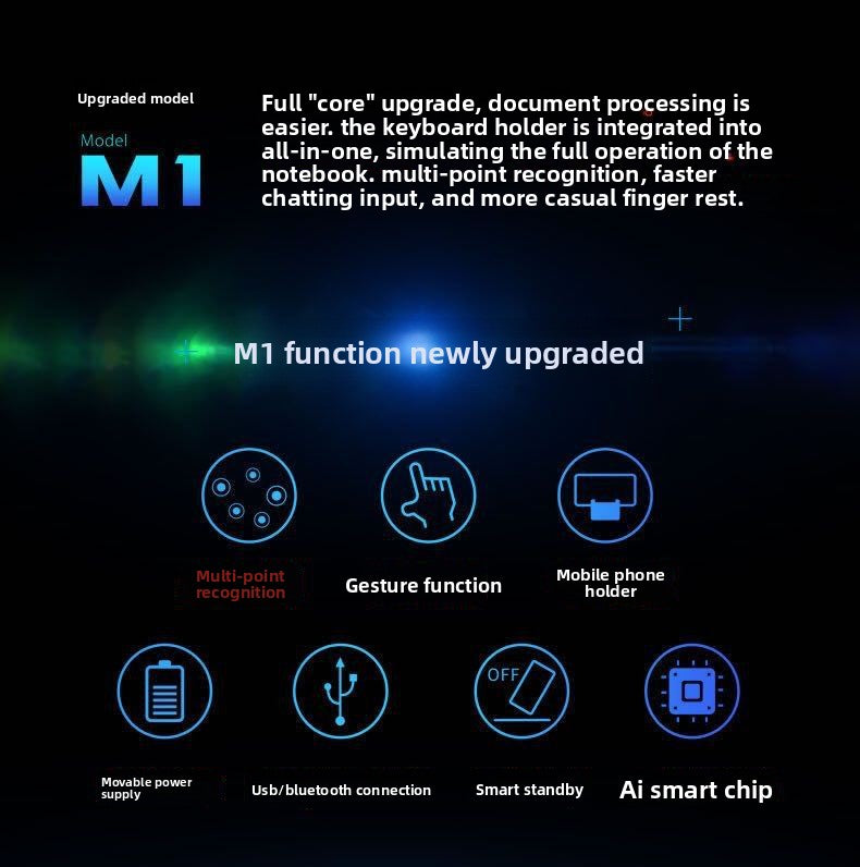 Bluetooth Laser Projection Keyboard + Mouse (Set) + Phone Stand + Power Bank Creative Gift