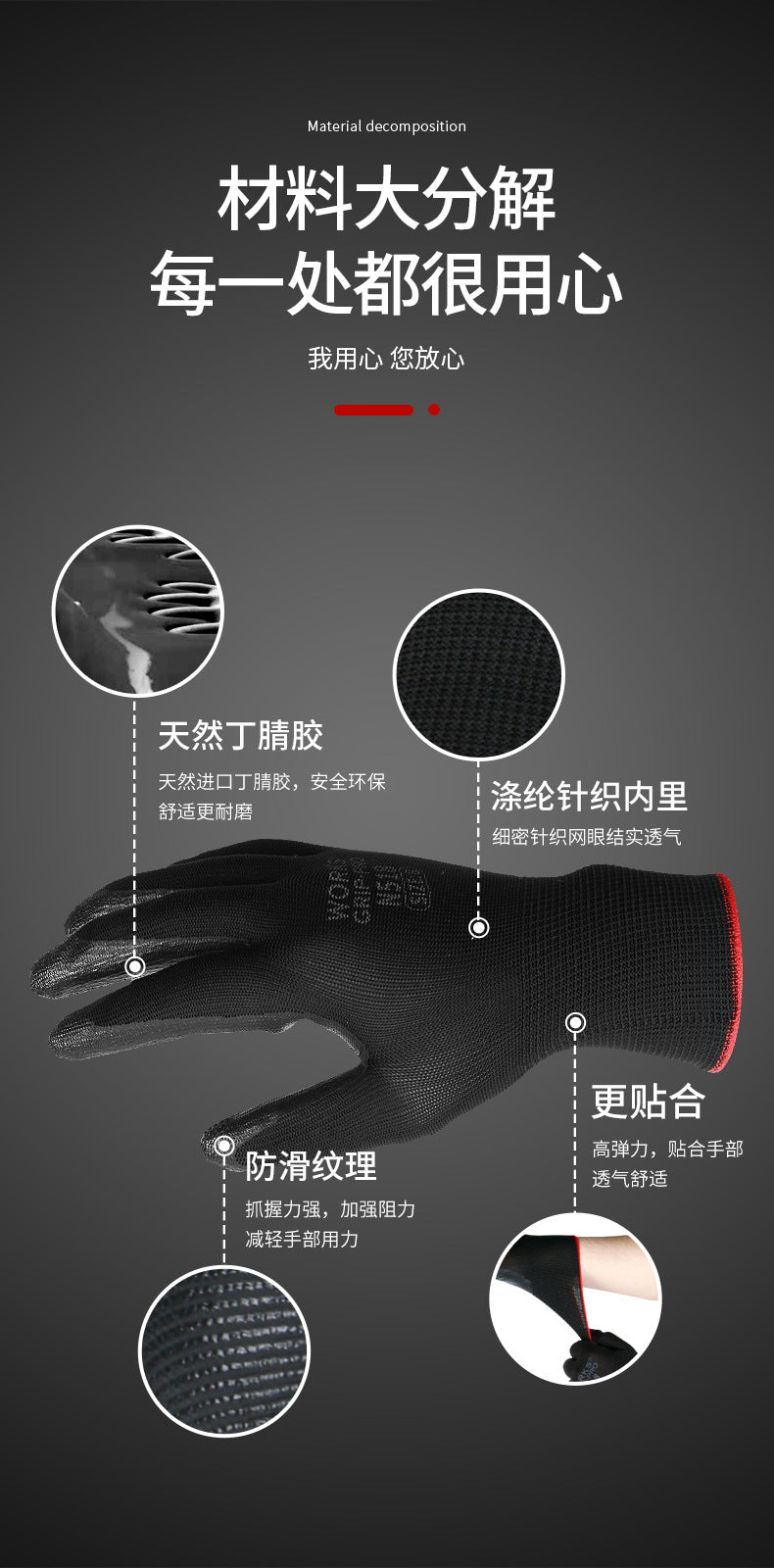 FOR WHOLE SALE ONLY PRICE ON REQUEST                      Labor Protection Gloves Nitrile Oil-Resistant Waterproof Wear-Resistant 13-Pin Black Yarn Rubber Coated Construction Site Work Labor Protection Gloves