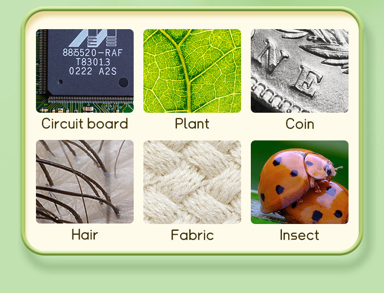 Children's Portable Optical Microscope Magnifier Toy Handheld Mini Student Experiment Science Handheld Microscope